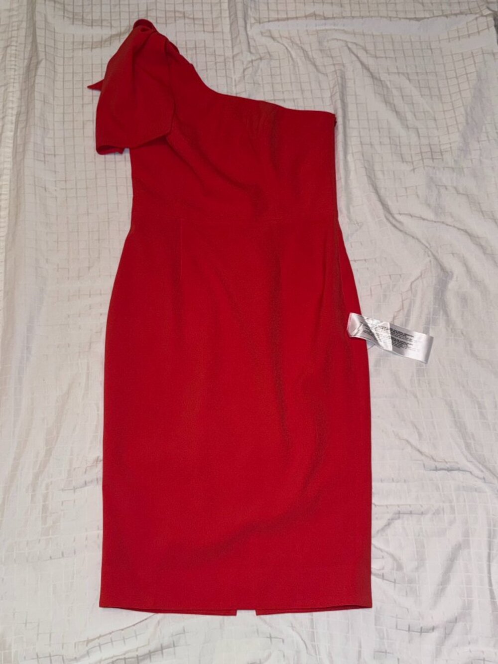 Dress the Population Tiffany One Shoulder Midi Dress - Poppy - XL